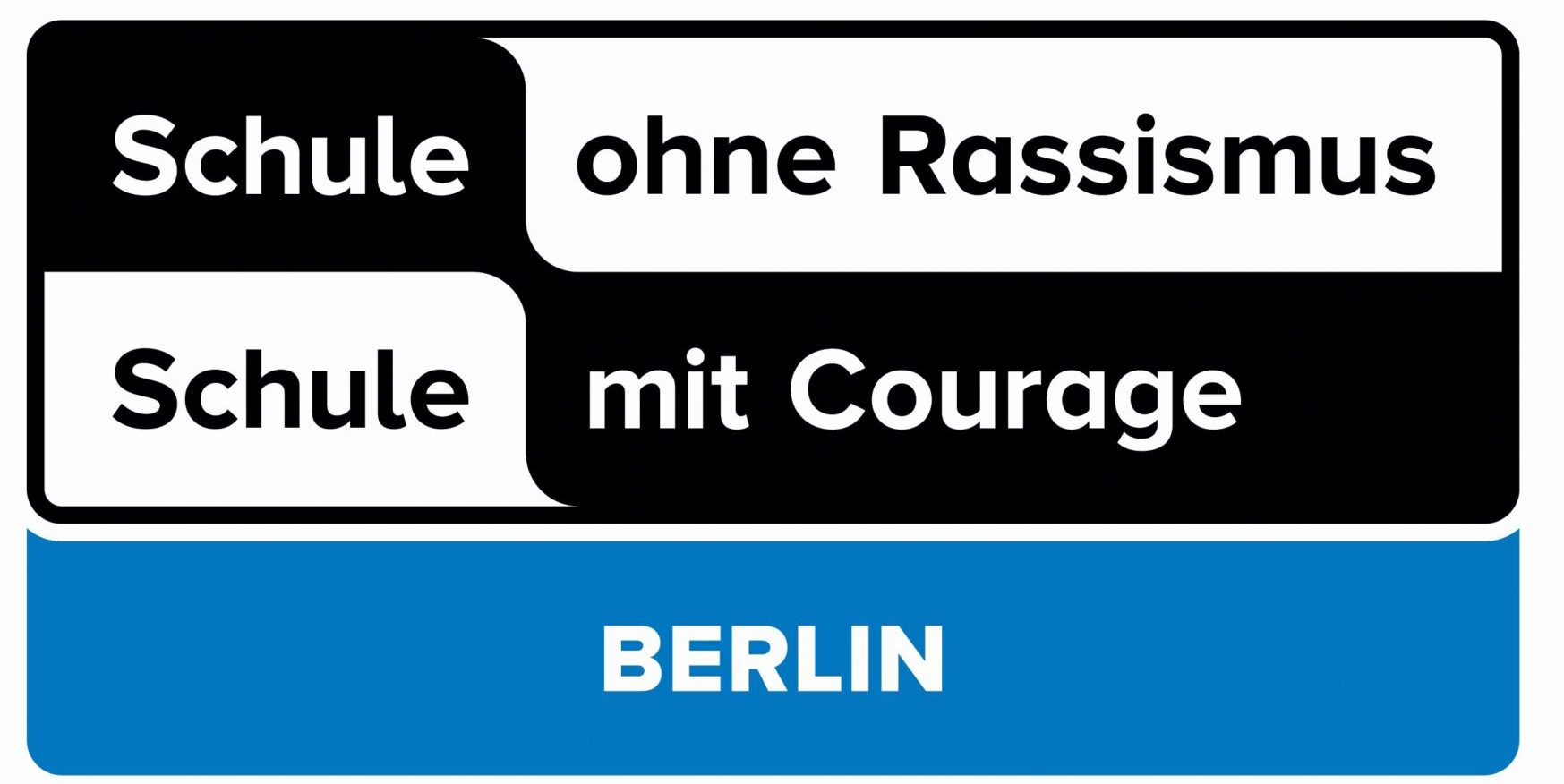 Logo des Netzwerkes Schule ohne Rassismus - Schule mit Courage Berlin